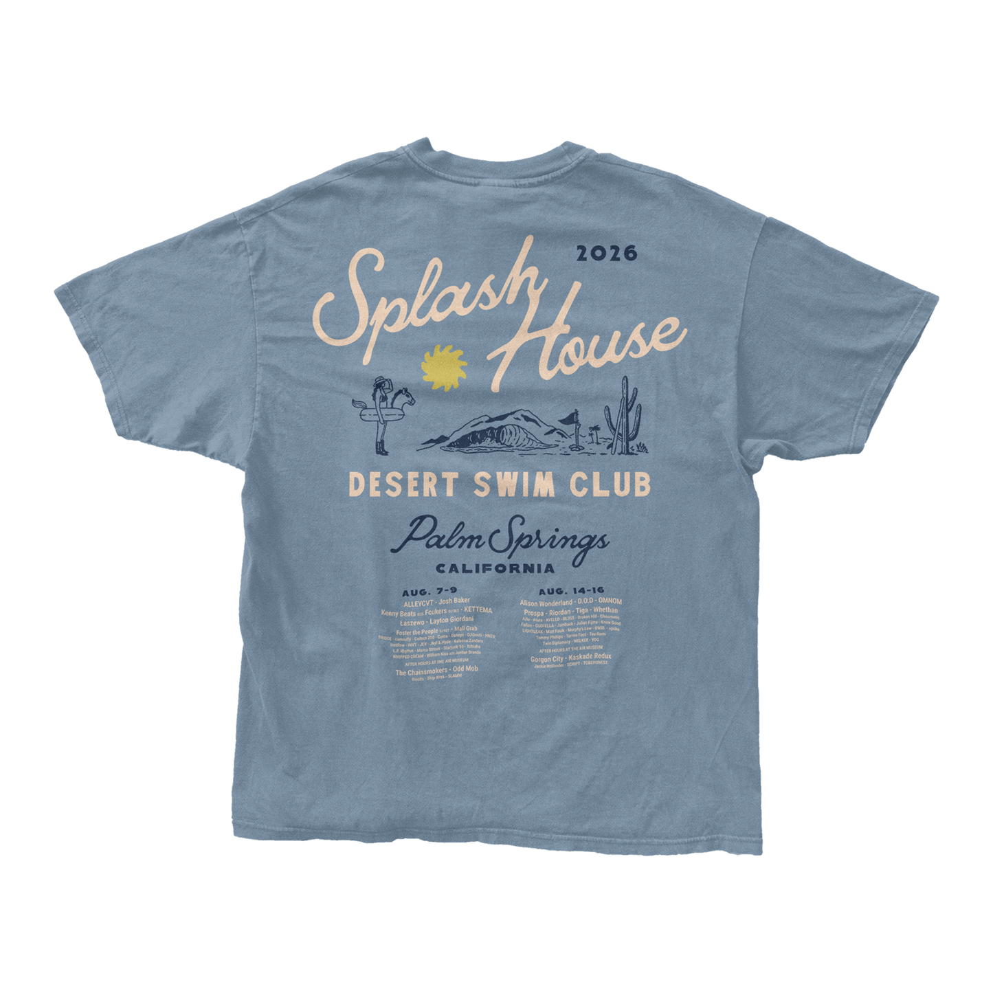 Swim Club 2026 Lineup Tee