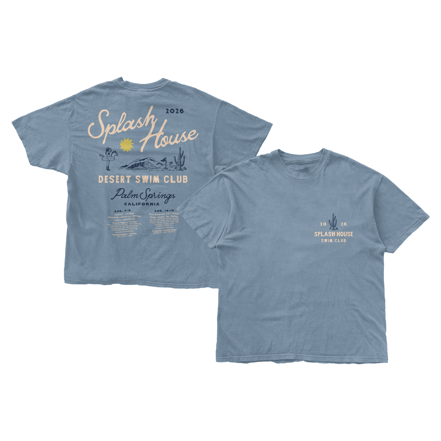 Swim Club 2026 Lineup Tee